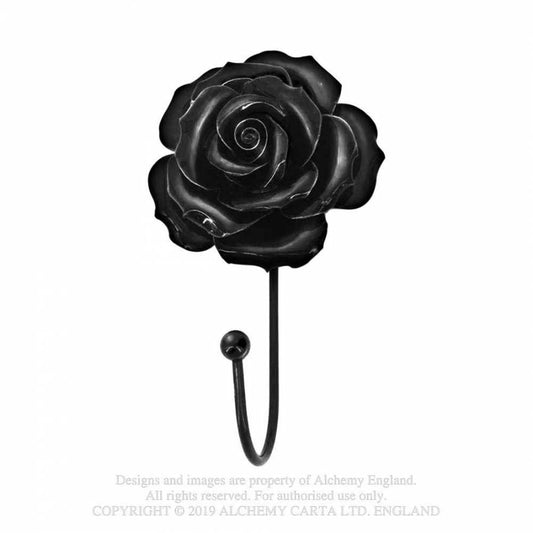 Alchemy Gothic Black Rose Hanger/Tie Back - Kate's Clothing