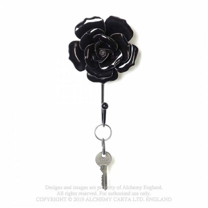 Alchemy Gothic Black Rose Hanger/Tie Back - Kate's Clothing
