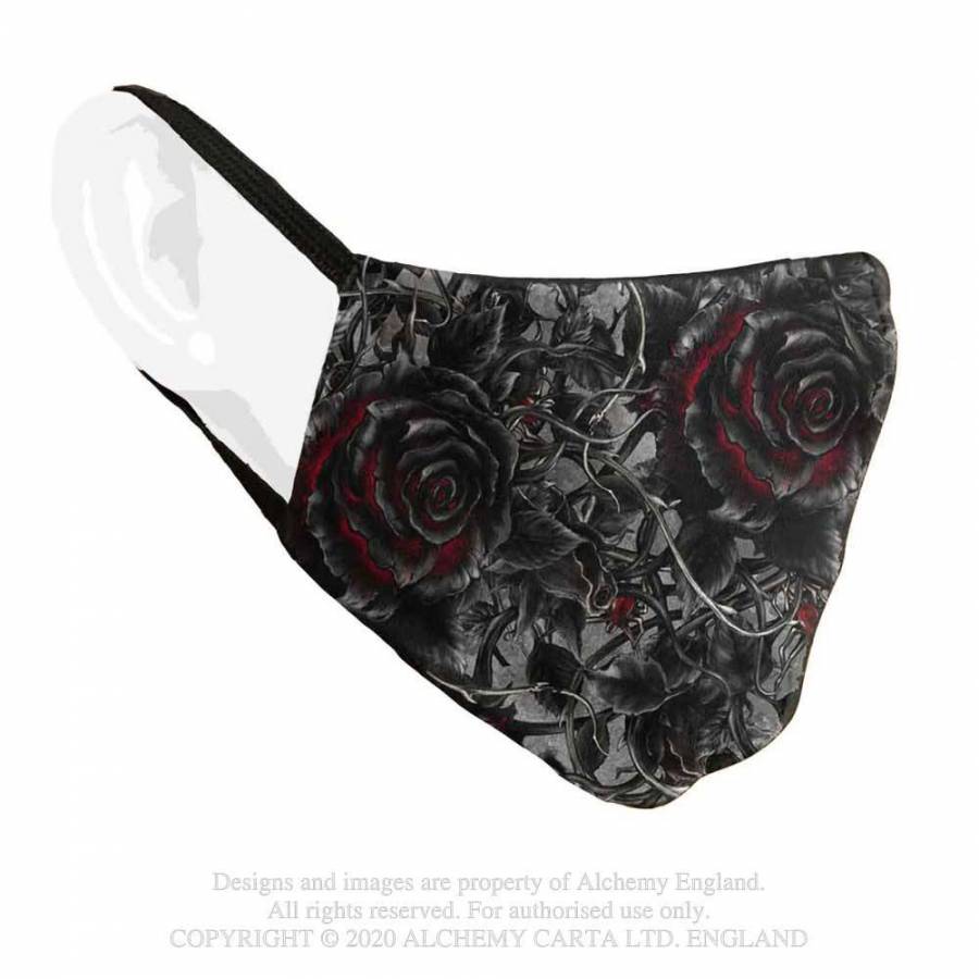 Alchemy Gothic Bleeding Rose Nest Face Mask - Kate's Clothing