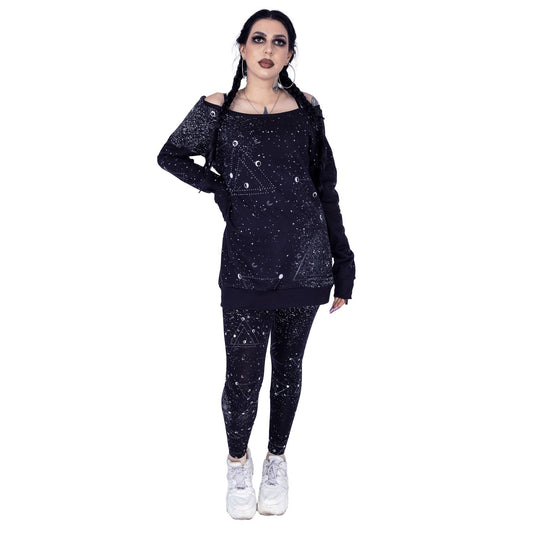 Chemical Black Chemical Moon Phase Top - Kate's Clothing