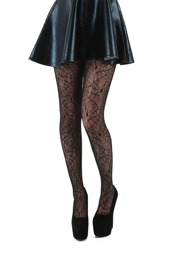 Pamela Mann All Over Cobweb Lace Tights - Kate's Clothing