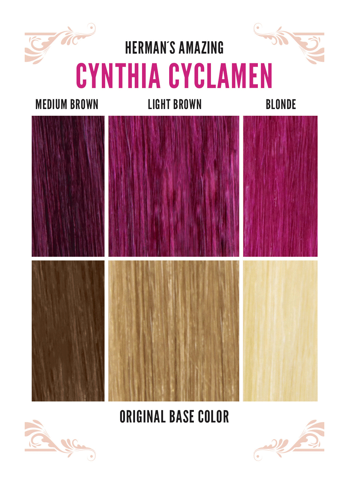 Herman's Amazing Direct Hair Colour - Cynthia Cyclamen - Kate's Clothing