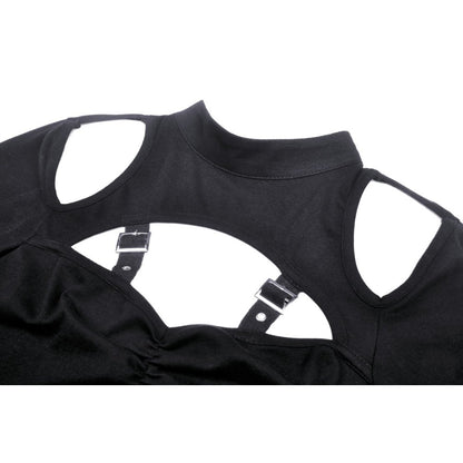 Dark in Love Alice Cold Shoulder Top - Kate's Clothing