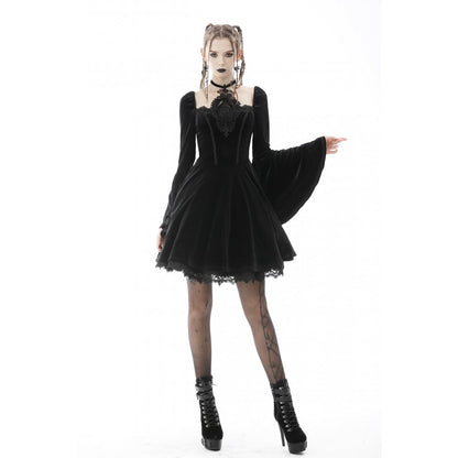 Dark In Love Aisling Dress Black - Kate's Clothing