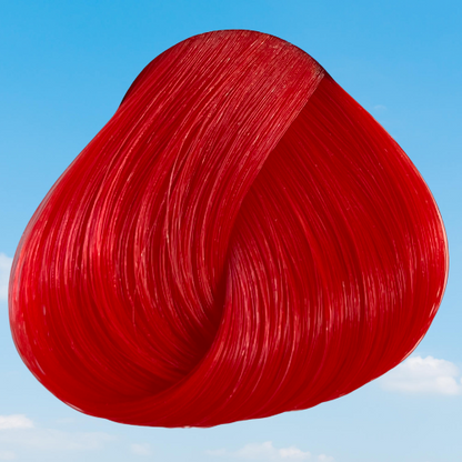 La Riche Directions Neon Red Hair Dye Colour Swatch Bright Red
