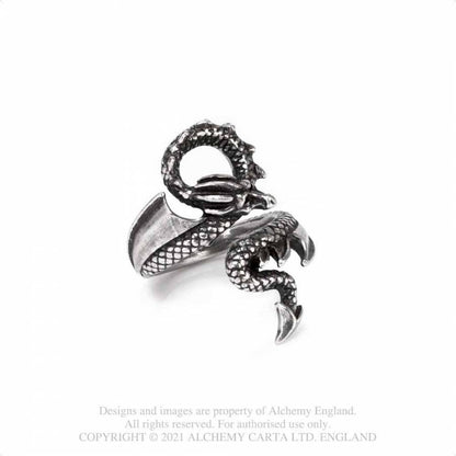 Alchemy Gothic Dragons Lure Ring - Kate's Clothing