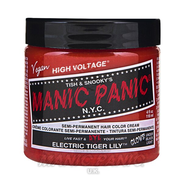 Manic Panic Classic Cream Hair Colour - Electric Tiger Lily - Kate's Clothing