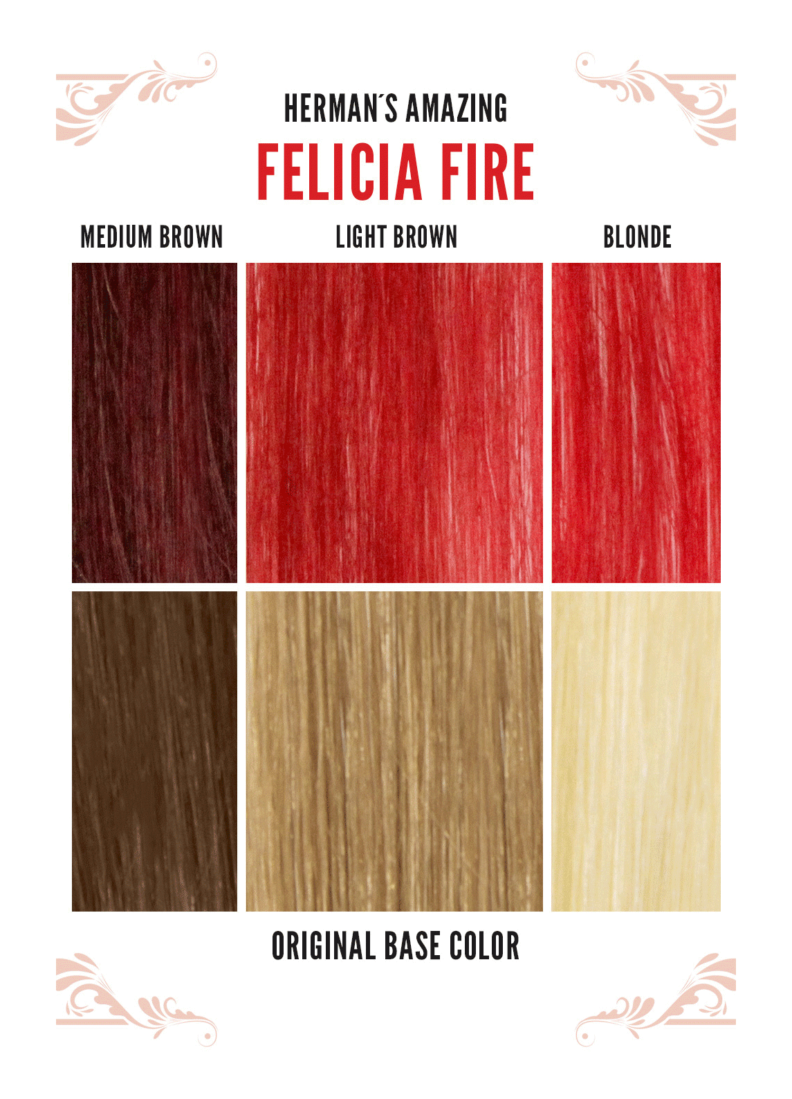 Herman's Amazing Direct Hair Colour - Felicia Fire - Kate's Clothing