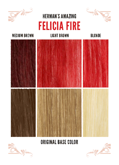 Herman's Amazing Direct Hair Colour - Felicia Fire - Kate's Clothing