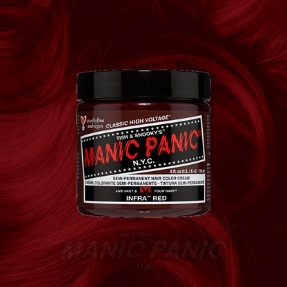 Manic Panic Classic Cream Hair Colour - Infra Red - Kate's Clothing