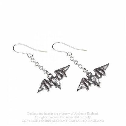 Alchemy Gothic Kiss The Night Earrings - Kate's Clothing