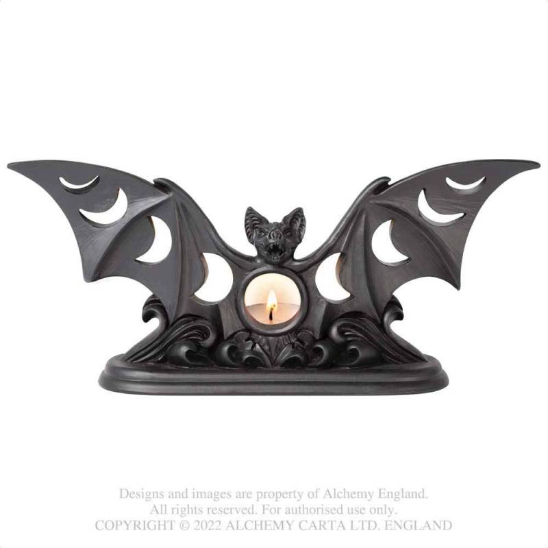 Alchemy Gothic Lunaeca Tea Light Holder - Kate's Clothing