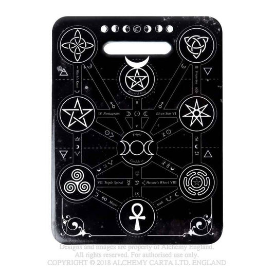 Alchemy Gothic Magic Symbols Trivet - Kate's Clothing