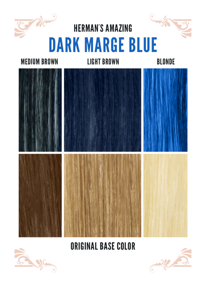 Herman's Amazing Direct Hair Colour - Dark Marge Blue - Kate's Clothing