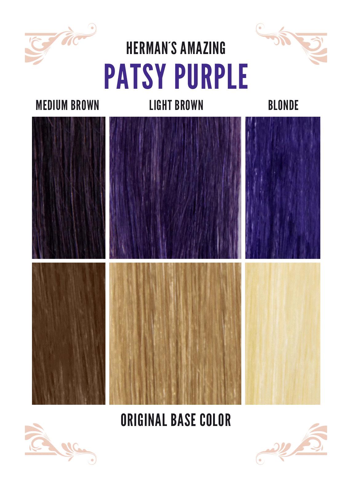 Herman's Amazing Direct Hair Colour - Patsy Purple - Kate's Clothing