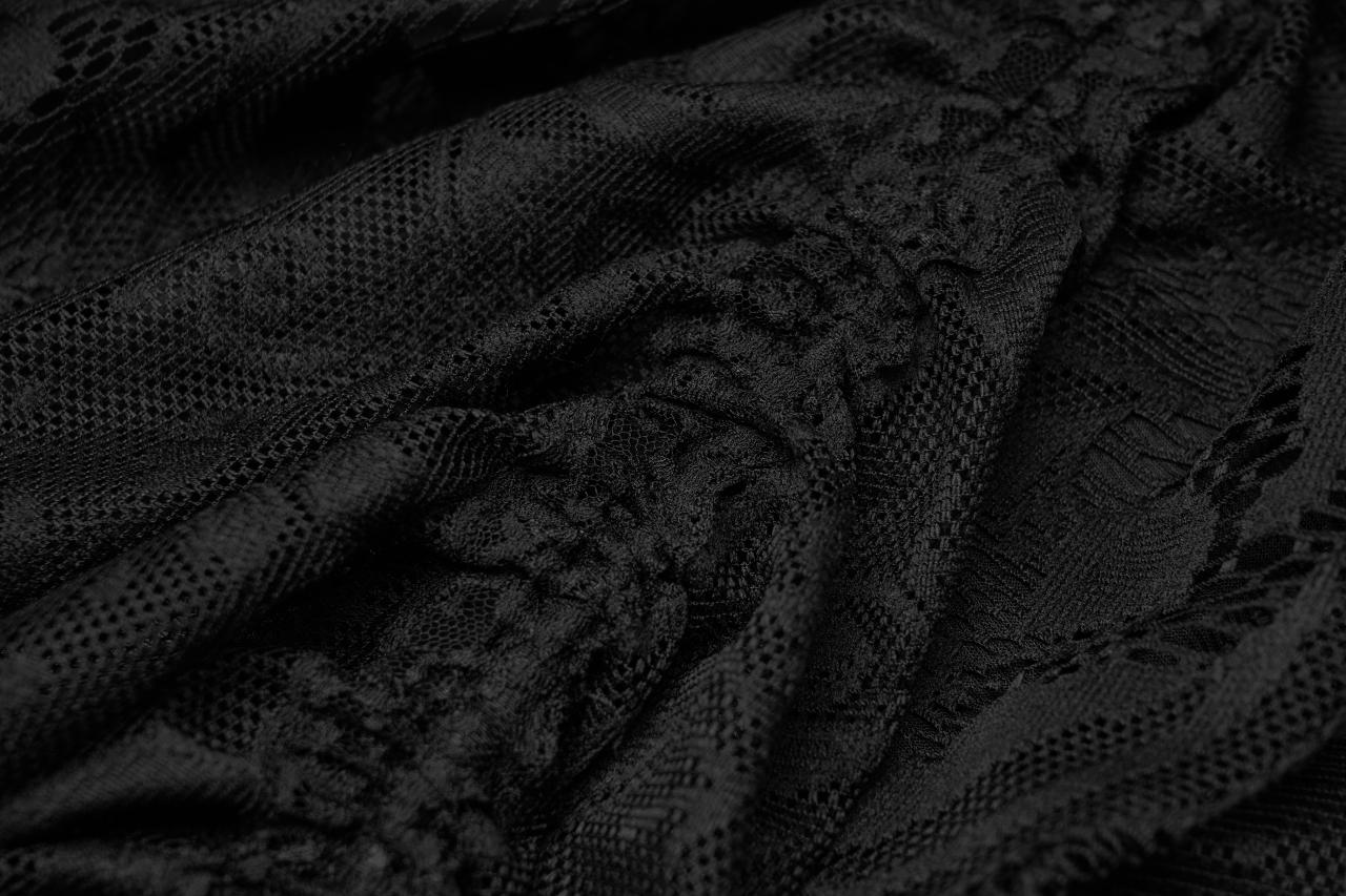 Punk Rave Dark Night Lace Skirt - Kate's Clothing