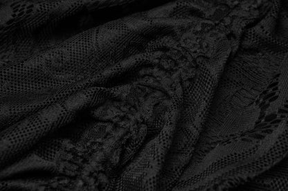 Punk Rave Dark Night Lace Skirt - Kate's Clothing