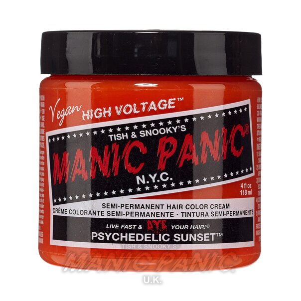 Manic Panic Classic Cream Hair Colour - Psychedelic Sunset - Kate's Clothing