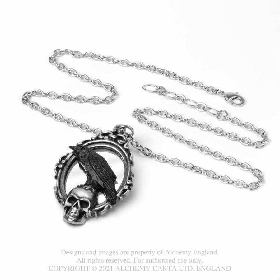 Alchemy Gothic Reflections of Poe Pendant - Kate's Clothing