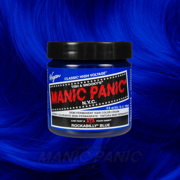 Manic Panic Classic Cream Hair Colour - Rockabilly Blue - Kate's Clothing