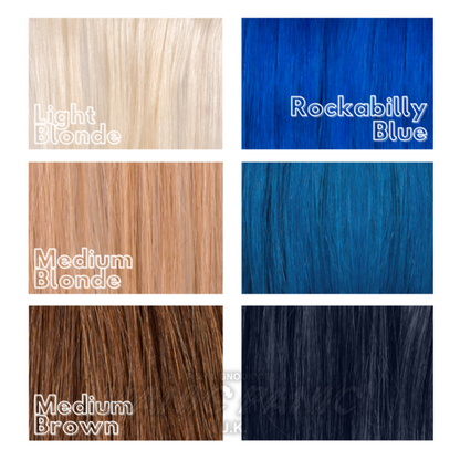 Amplified Manic Panic Semi Permanent Hair Colour EU Formula - Rockabilly Blue - Kate's Clothing