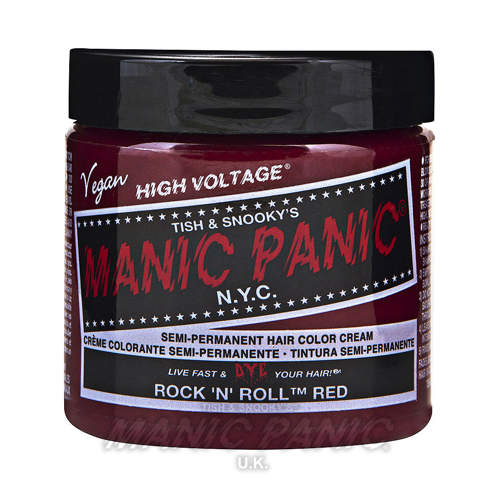 Manic Panic Classic Cream Hair Colour - Rock N Roll Red - Kate's Clothing