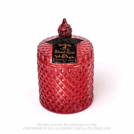 Alchemy Gothic Scented Boudoir Candle Jar - Blood Rose (Large) - Kate's Clothing