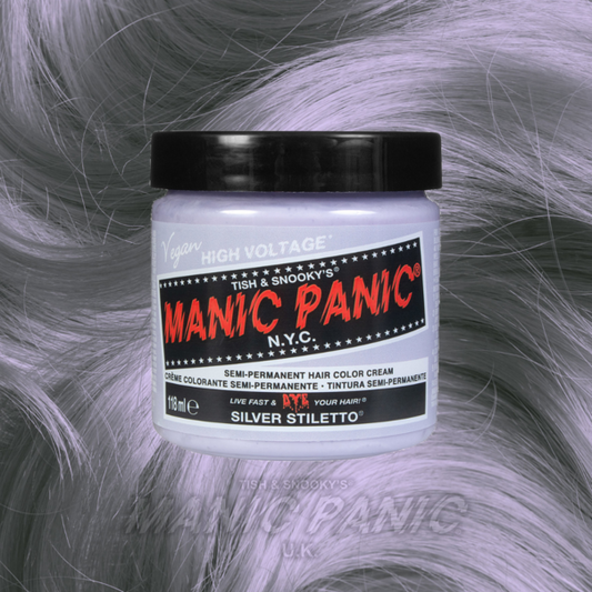 Manic Panic Classic Cream Hair Colour - Silver Stiletto - Kate's Clothing