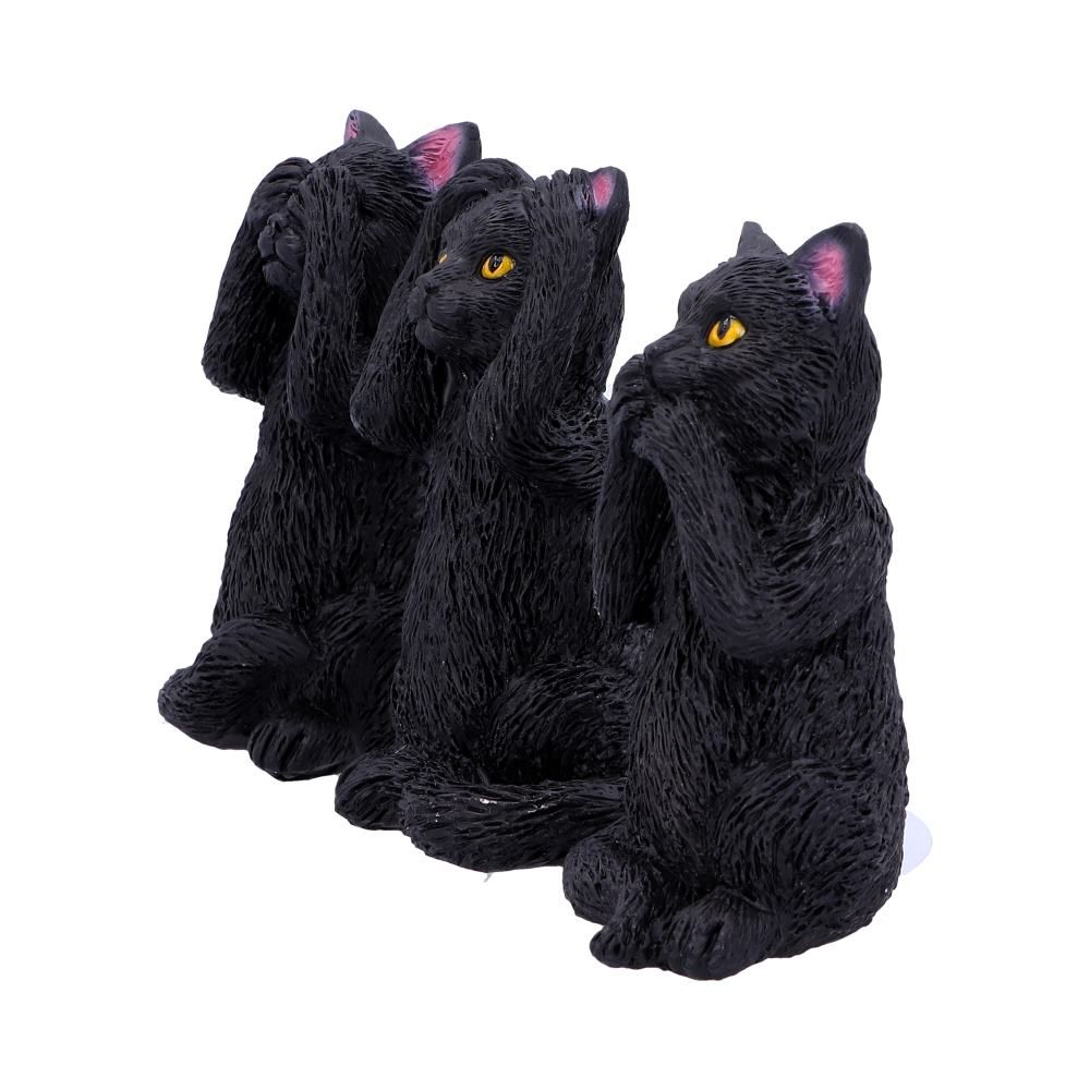 Nemesis Now Three Wise Felines 8.5cm - Kate's Clothing