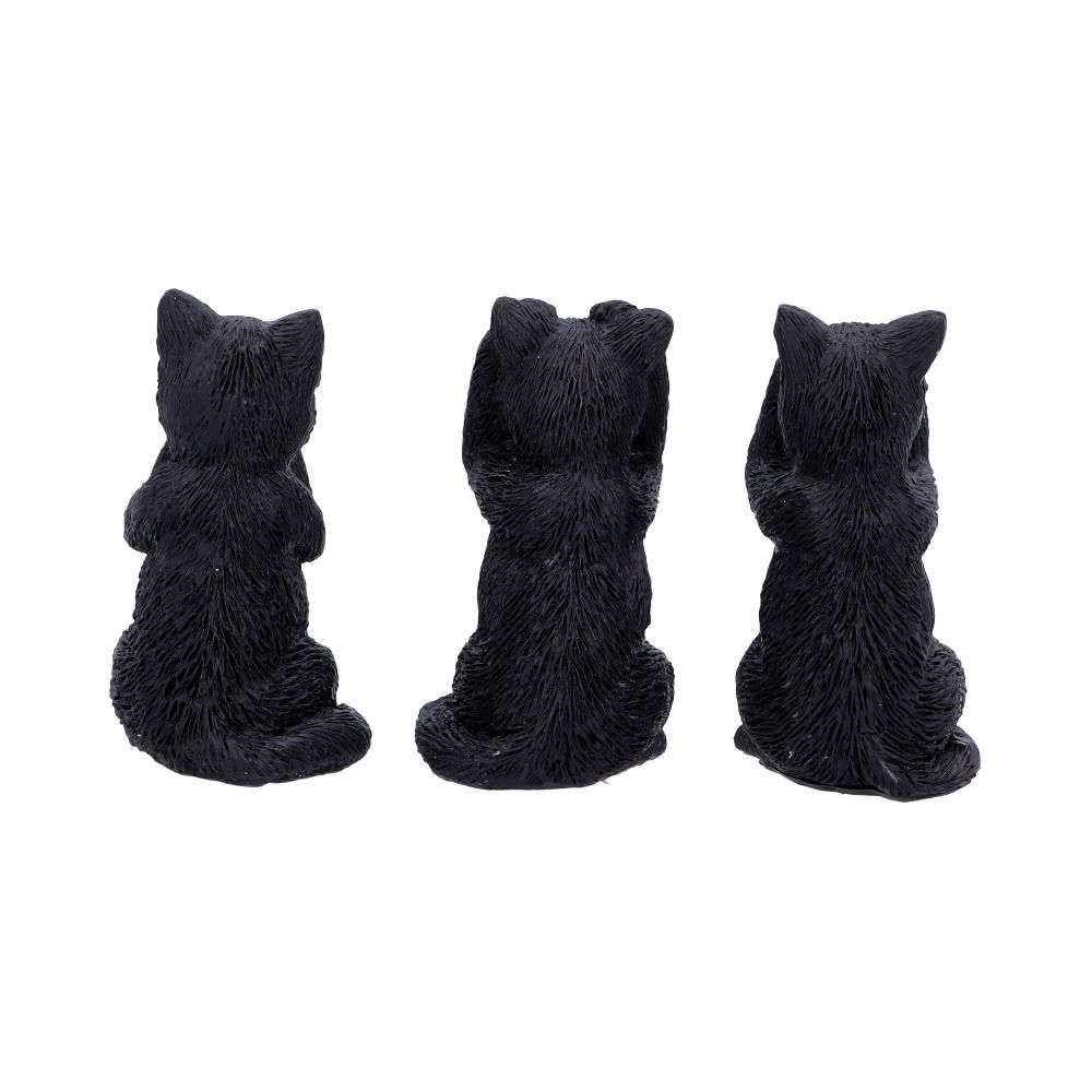 Nemesis Now Three Wise Felines 8.5cm - Kate's Clothing