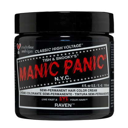 Manic Panic Classic Cream Hair Colour - Raven - Kate's Clothing