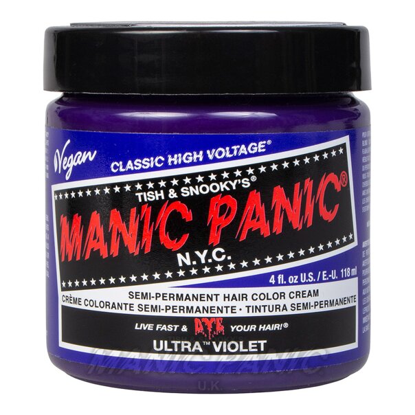 Manic Panic Classic Cream Hair Colour - Ultra Violet - Kate's Clothing