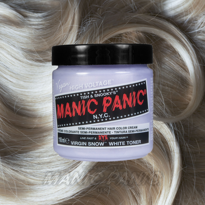 Manic Panic Classic Cream Hair Colour - Virgin Snow White Toner - Kate's Clothing