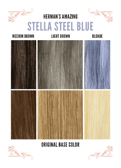 Herman's Amazing Direct Hair Colour - Stella Steel Blue - Kate's Clothing