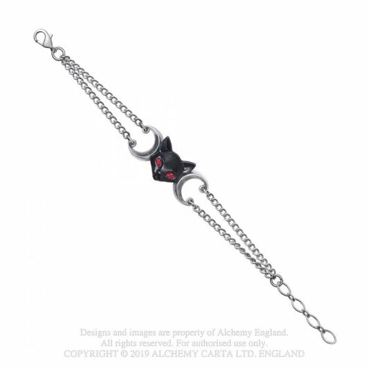 Alchemy Gothic Worshipping Bastet Bracelet - Kate's Clothing